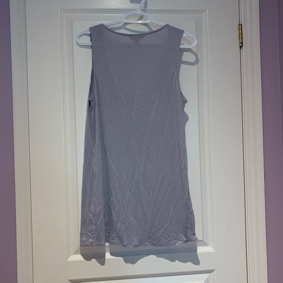 Banana Republic blue-grey sleeveless blouse - Picture 2 of 2